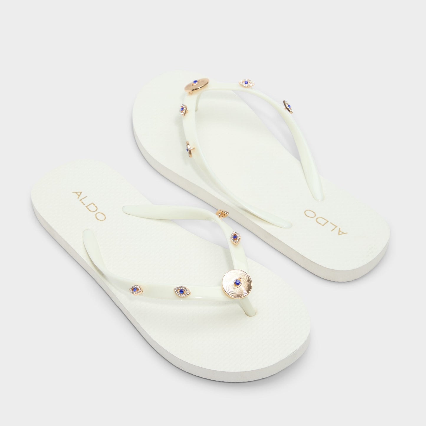 Edajan Black/Gold Multi Women's Jelly Sandals & Flip Flops - Flip flop Aldo Black/Gold Multi
