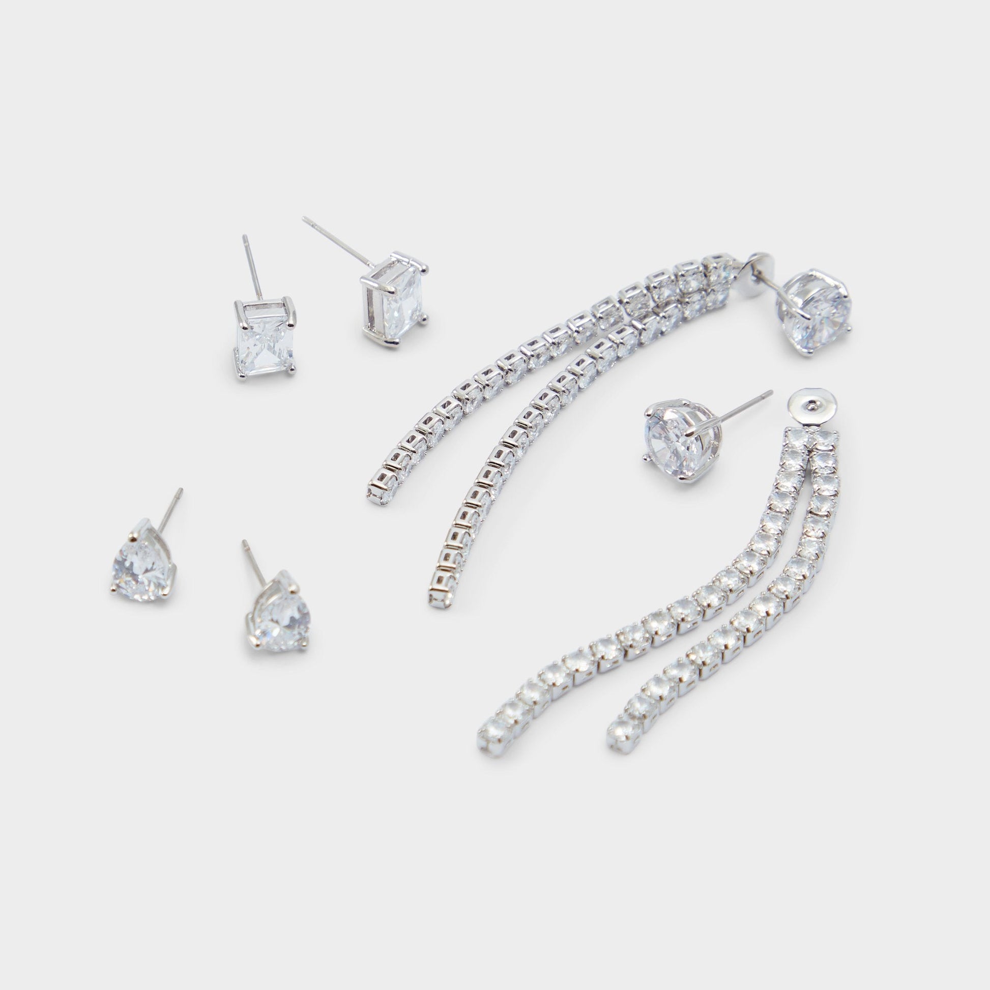 Javenalia Silver/Clear Multi Women's Earrings - Earrings Aldo Silver/Clear Multi