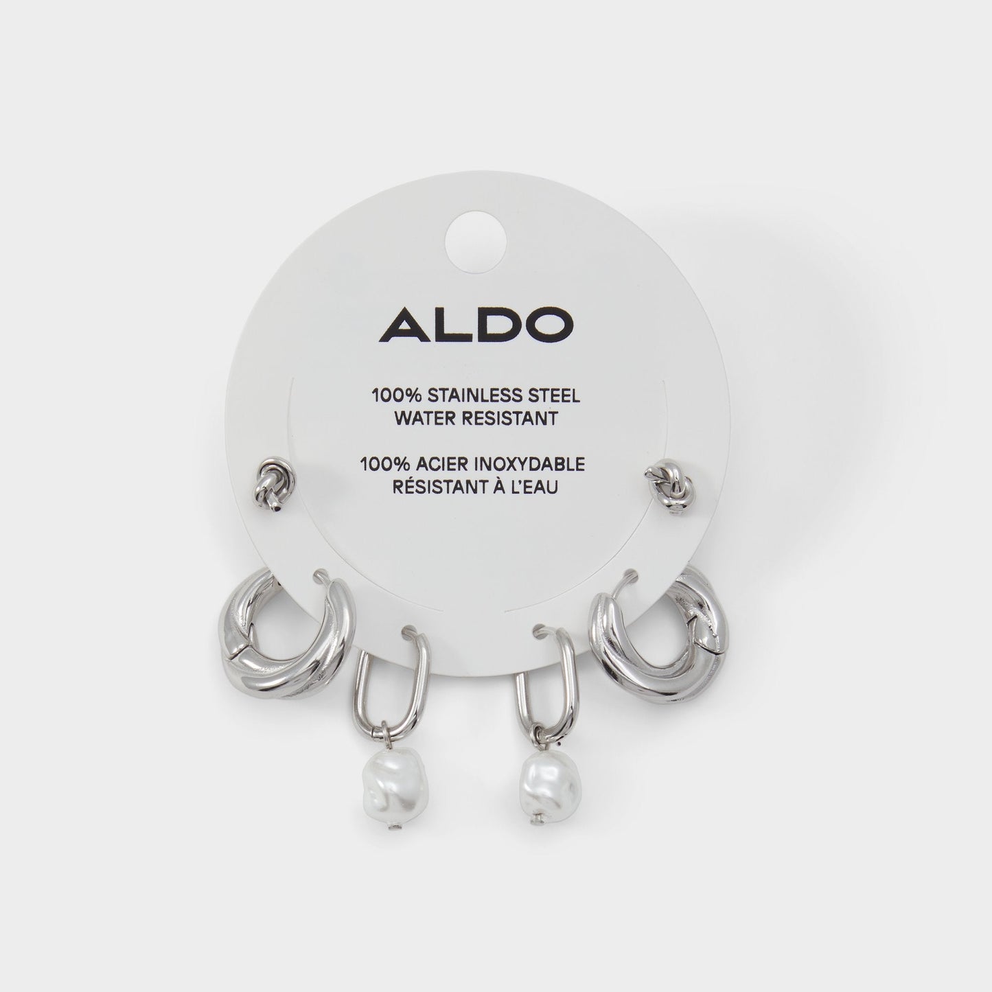 Loveknots Silver Women's Aldo Sport Club - Earrings Aldo Silver