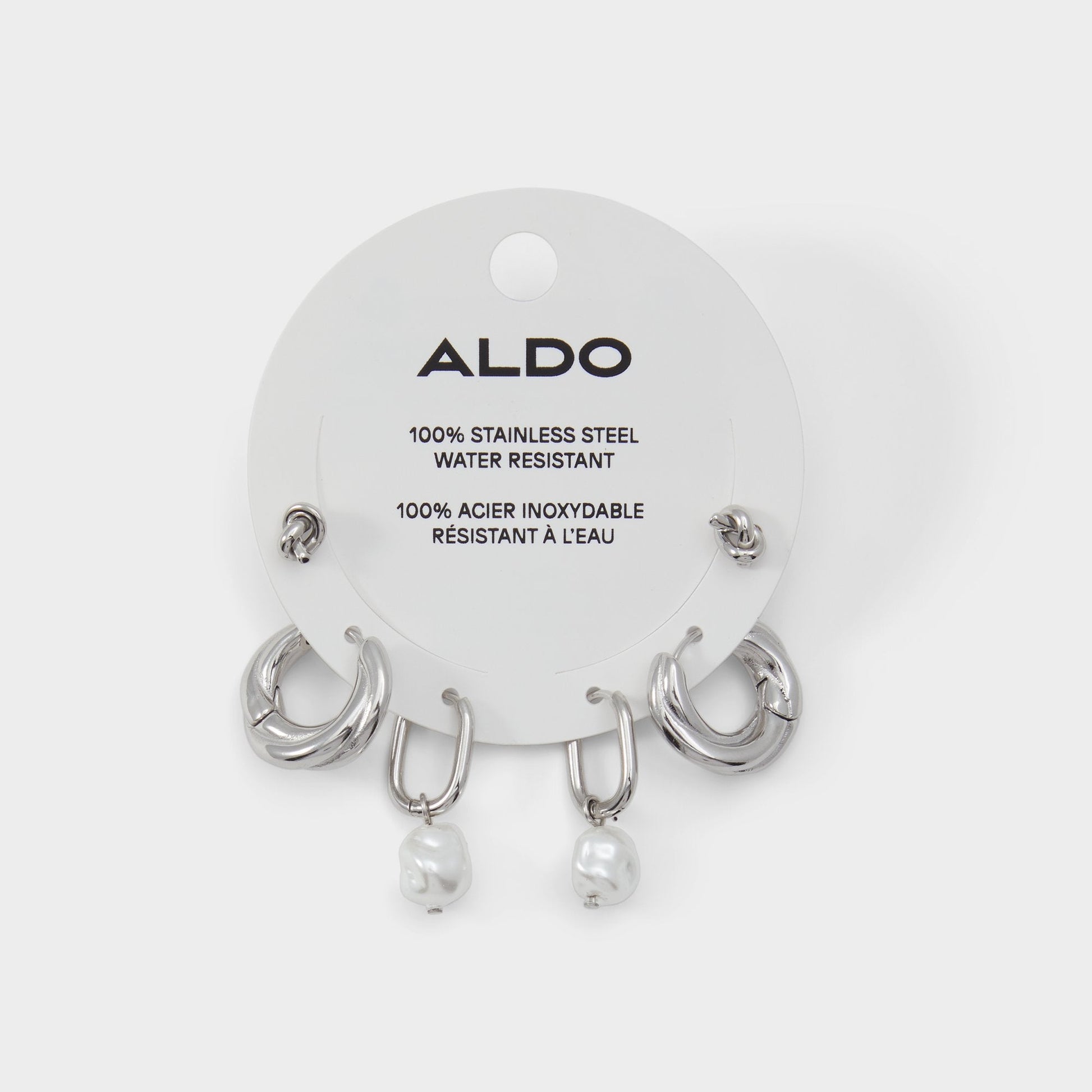 Loveknots Silver Women's Aldo Sport Club - Earrings Aldo Silver
