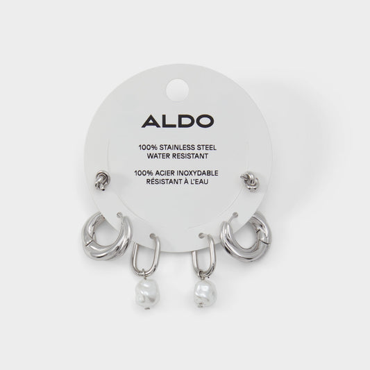 Loveknots Silver Women's Aldo Sport Club - Earrings Aldo Silver