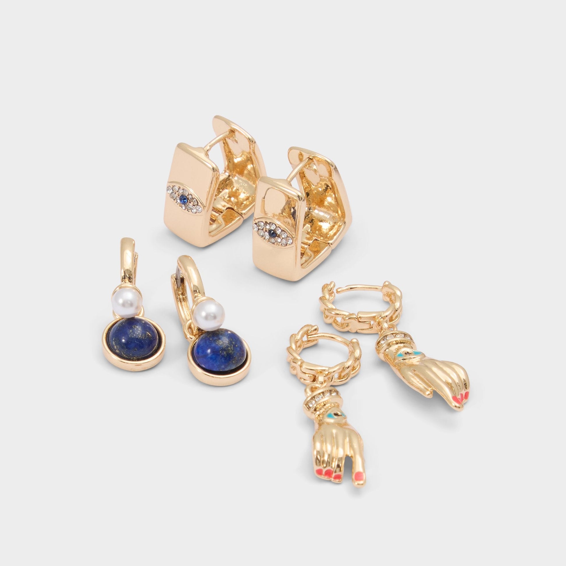 Mystiquegaze in Navy - Hoop earrings Aldo Navy
