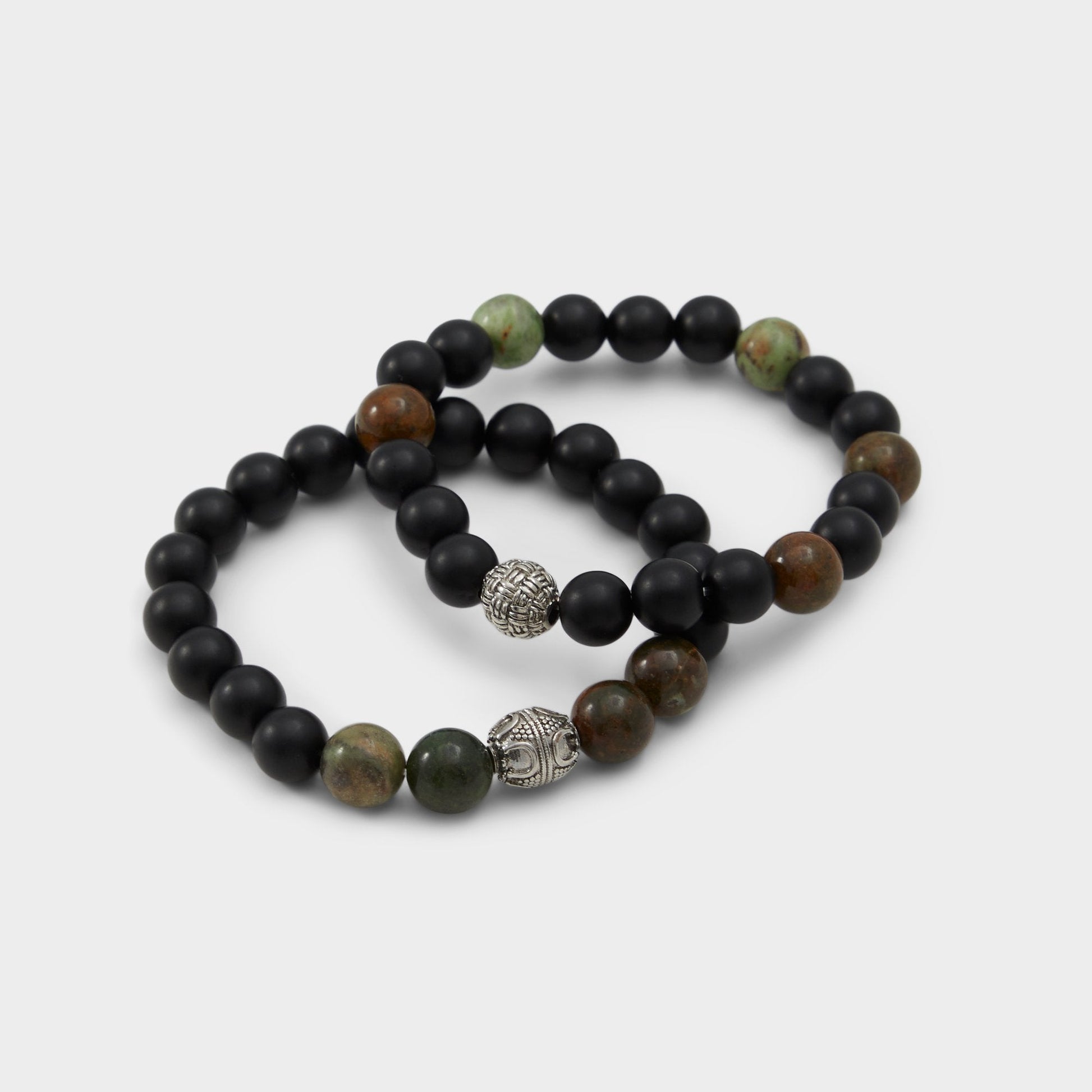 Bompietra Dark Green Men's Jewelry - Bracelet Aldo Dark Green