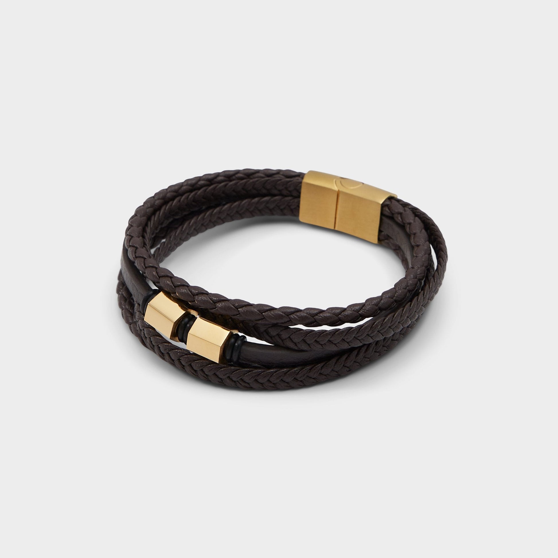 Ulerrand Brown Men's Jewelry - Bracelet Aldo Brown