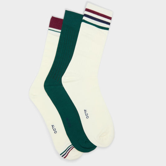 Clubstripes Bordo Men's Socks - Crew socks Aldo Bordo