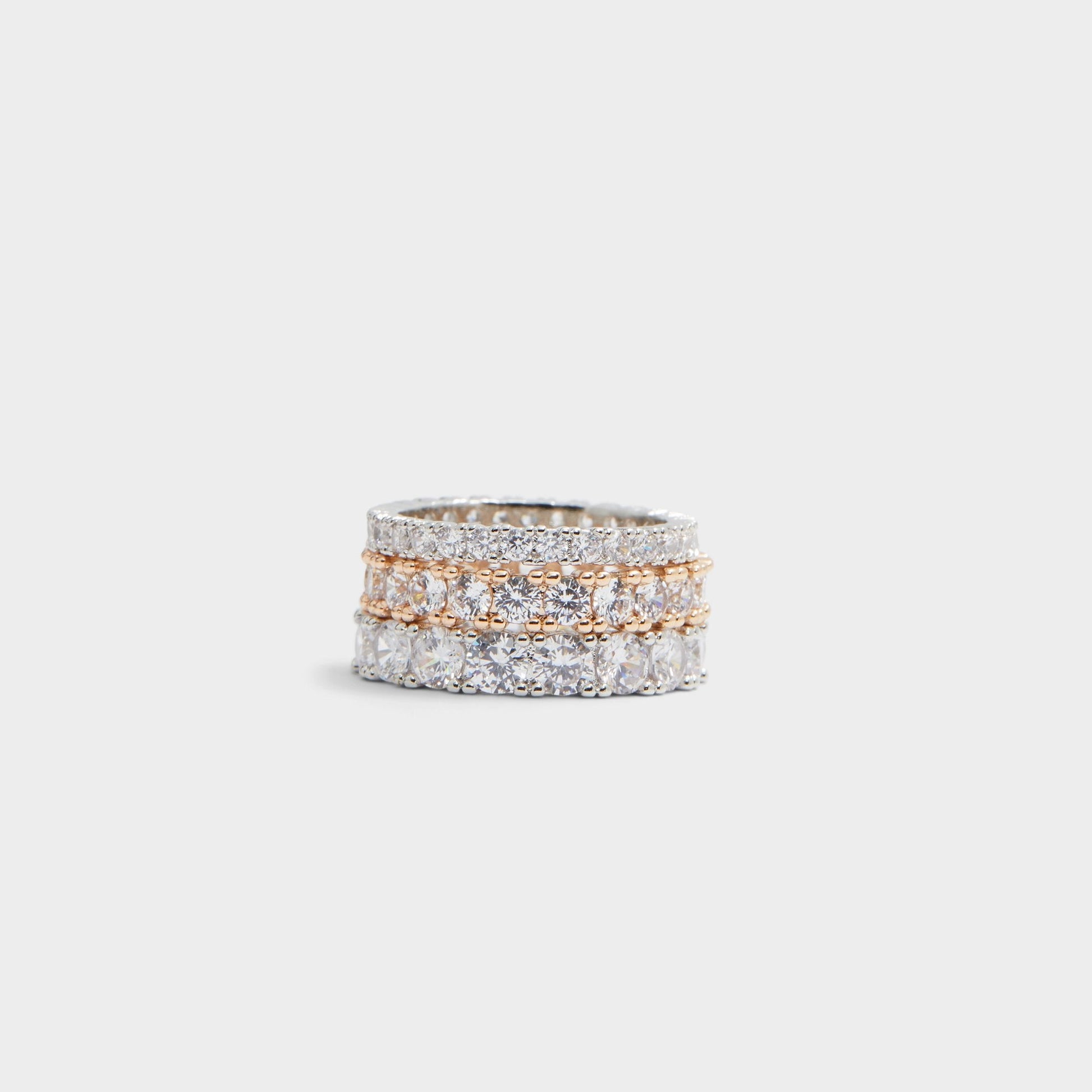 Uniawen Metallic Multi Women's Rings - Stackable rings Aldo Metallic Multi
