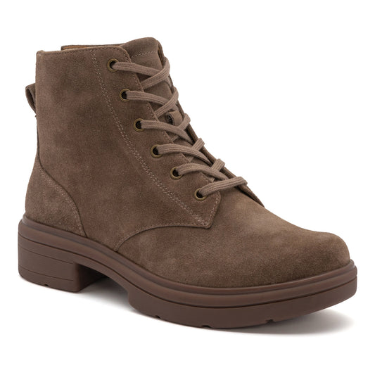 ABEO Footwear Vista Lace Taupe Suede