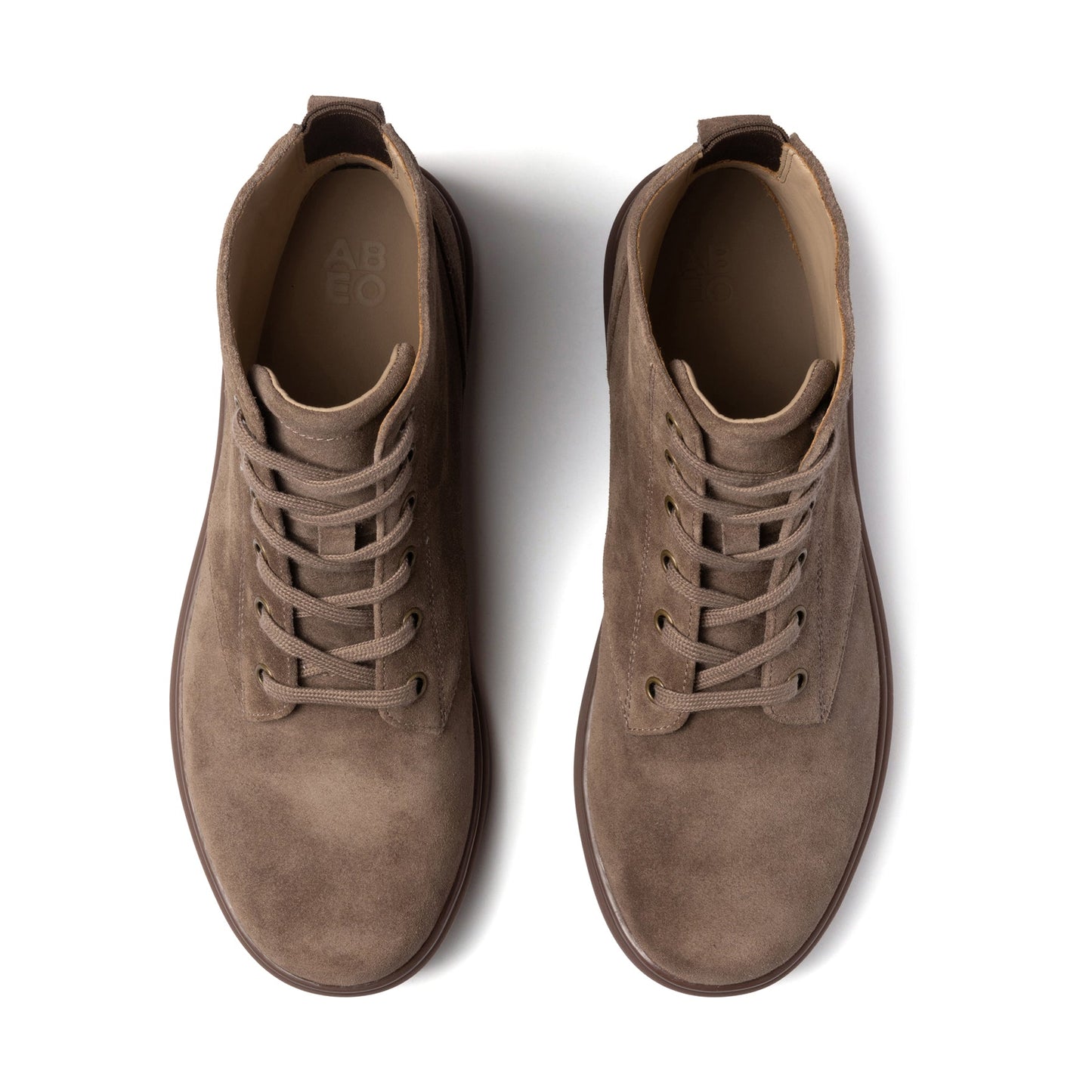 ABEO Footwear Vista Lace Taupe Suede