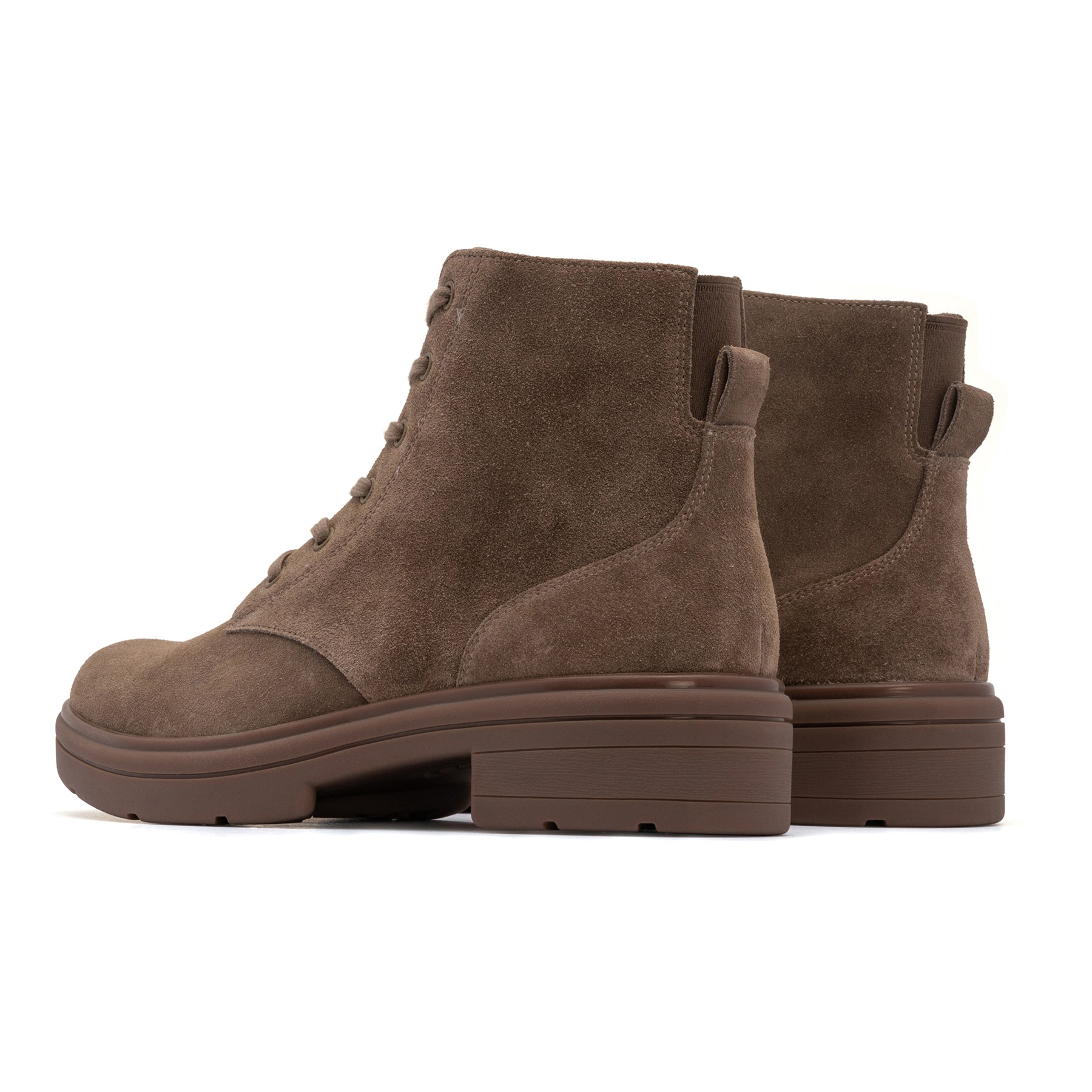 ABEO Footwear Vista Lace Taupe Suede