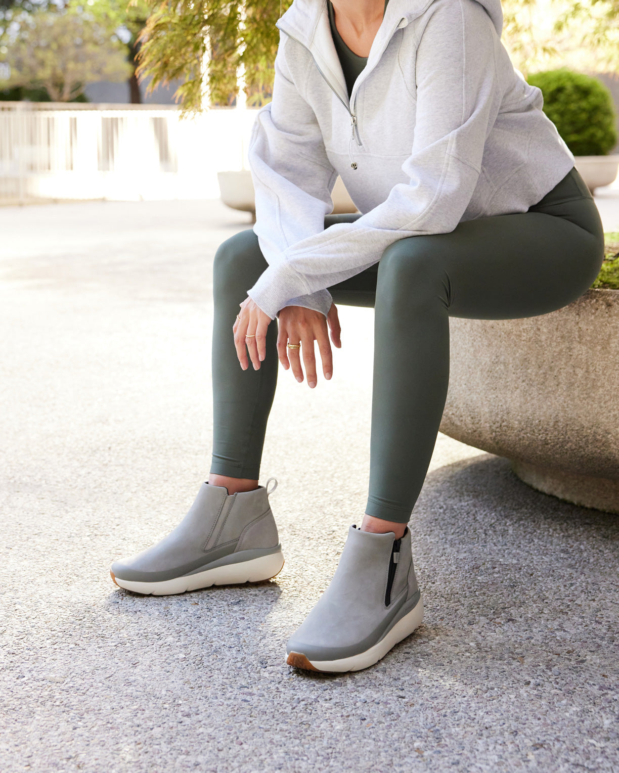 ABEO Footwear MXV Shift Zip Metatarsal Grey Nubuck