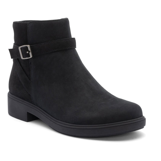 ABEO Footwear Compass Buckle Black Nubuck
