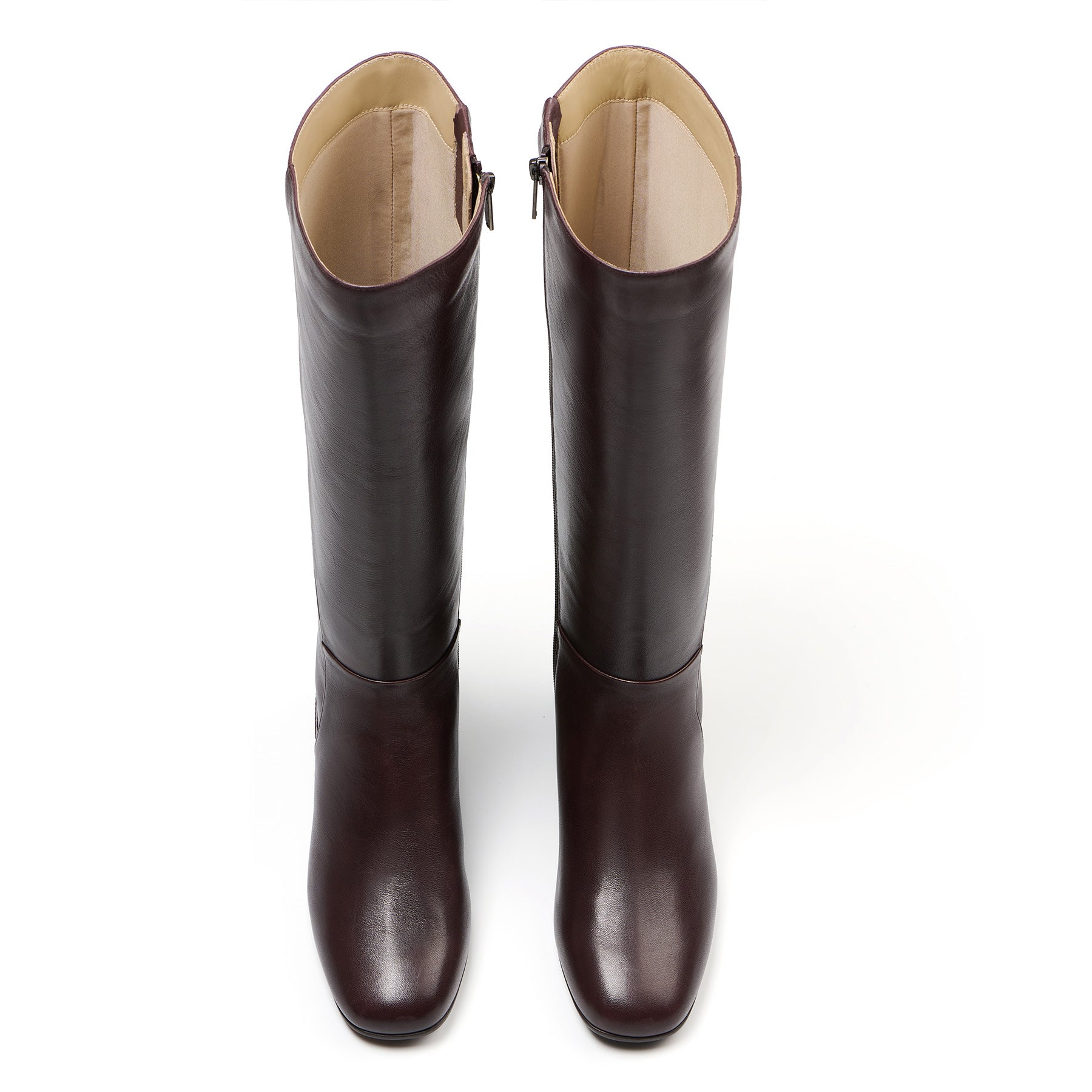 ABEO Footwear Avenue Tall Metatarsal Chocolate Leather