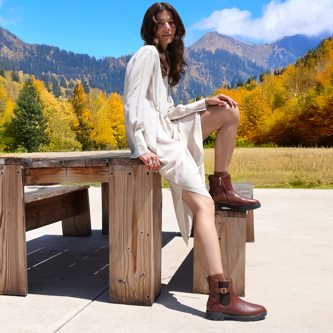 ABEO Footwear Boulevard Chelsea Tan