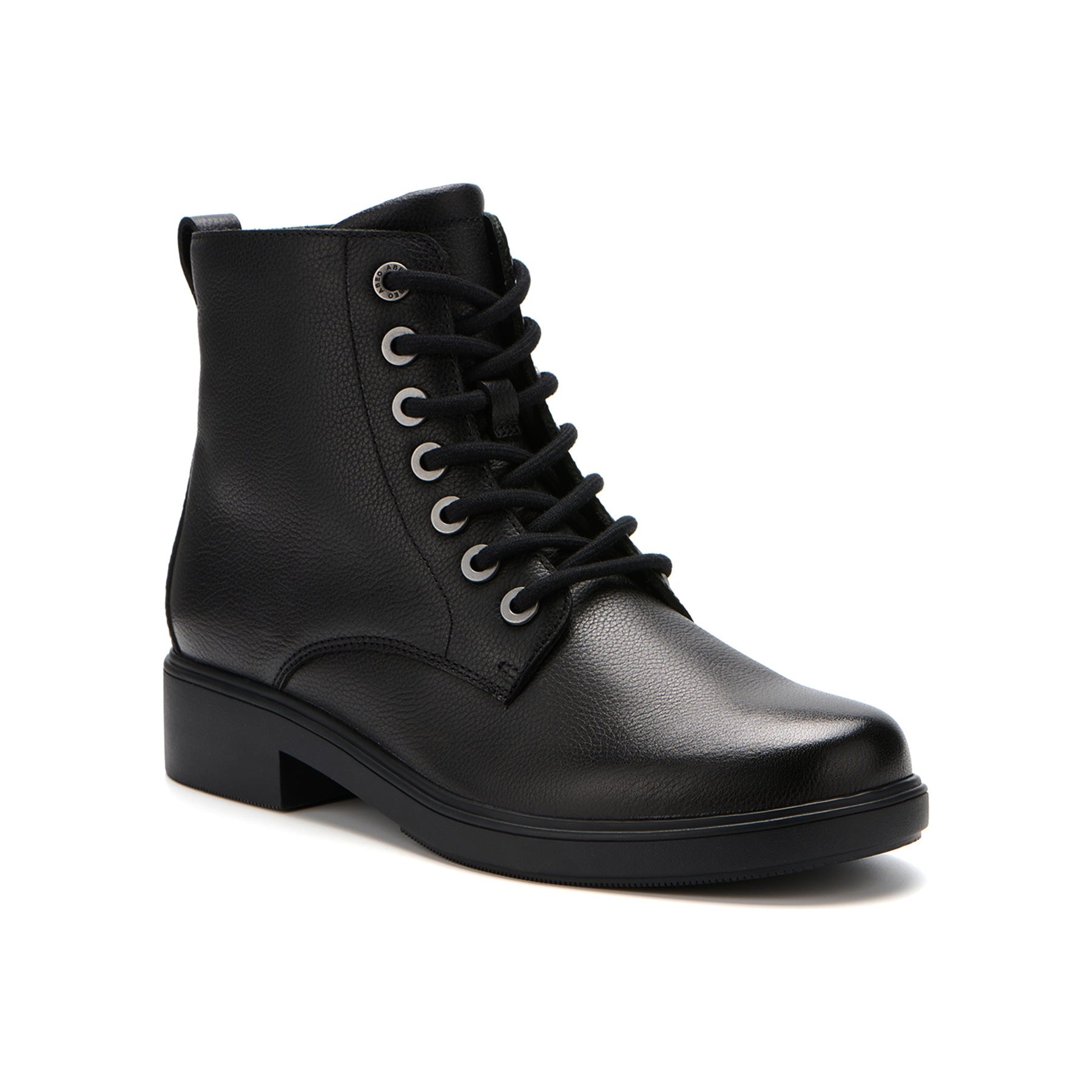 ABEO Footwear Compass Lace Metatarsal Black Leather