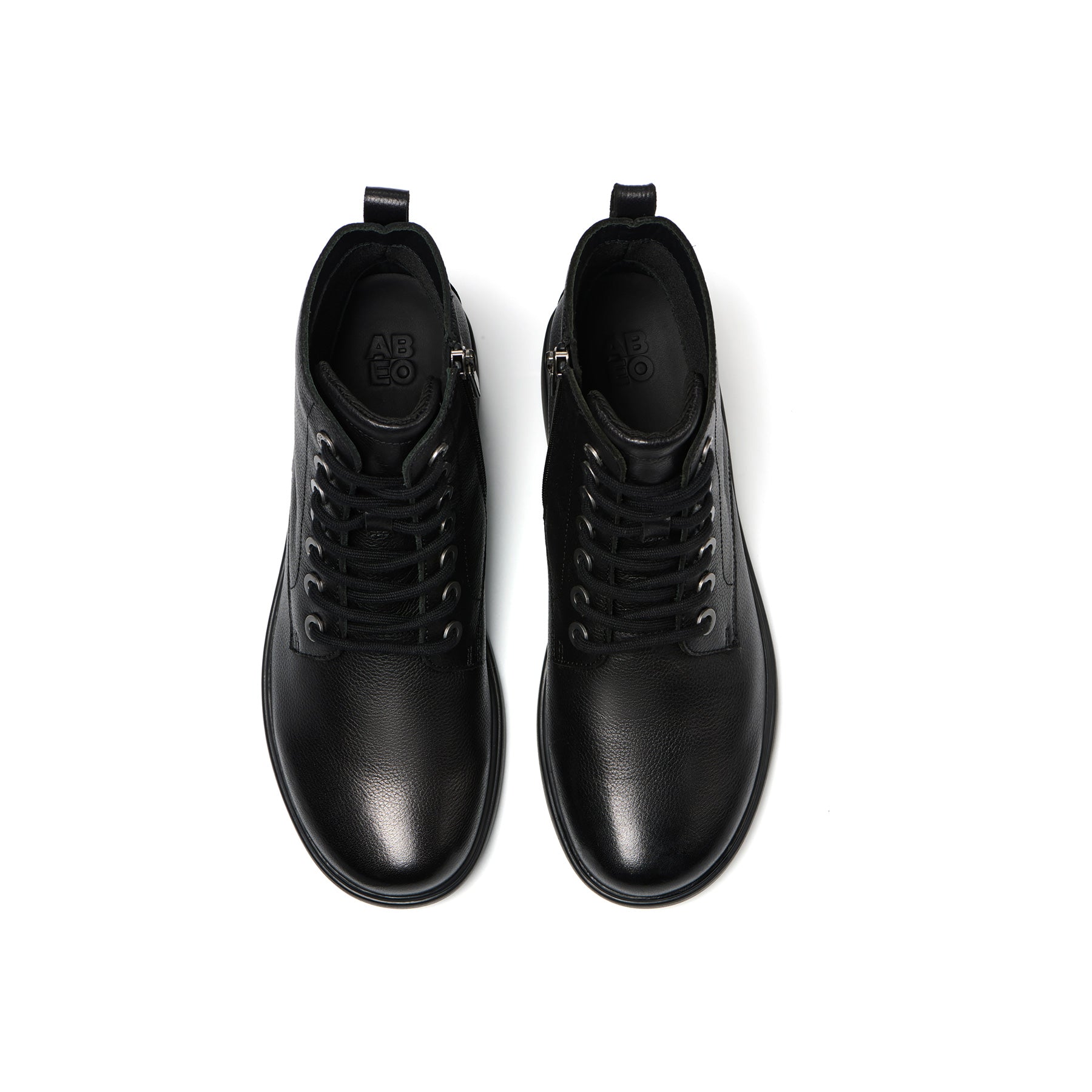 ABEO Footwear Compass Lace Metatarsal Black Leather