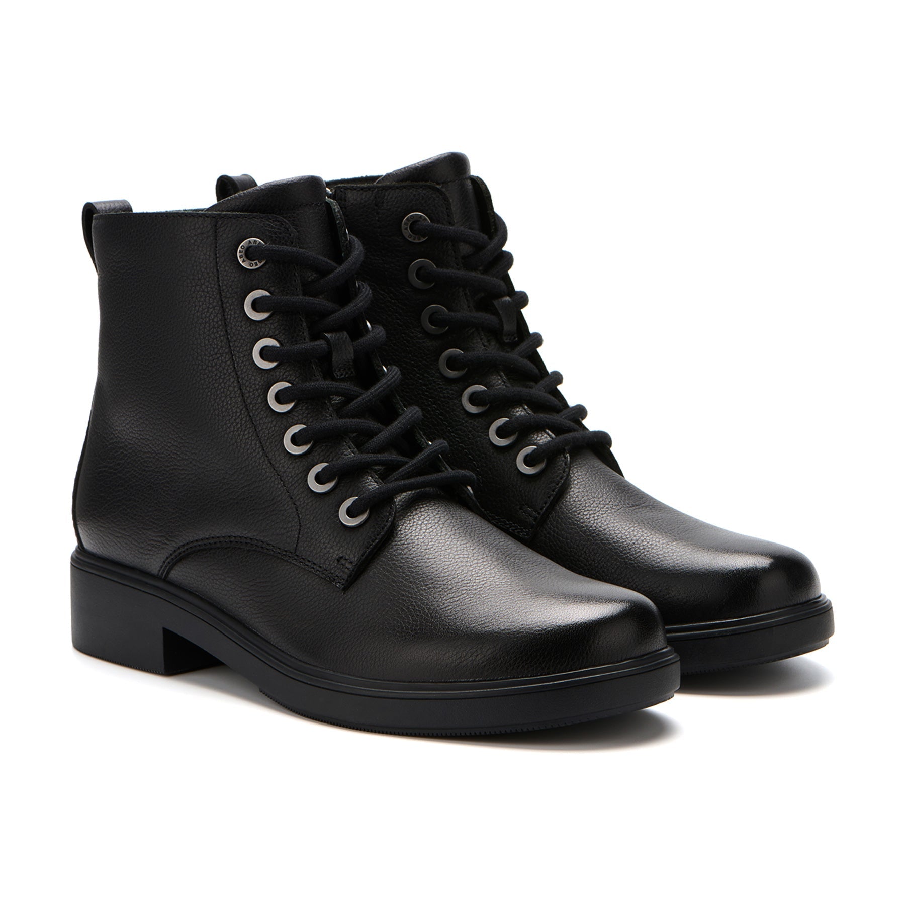 ABEO Footwear Compass Lace Metatarsal Black Leather
