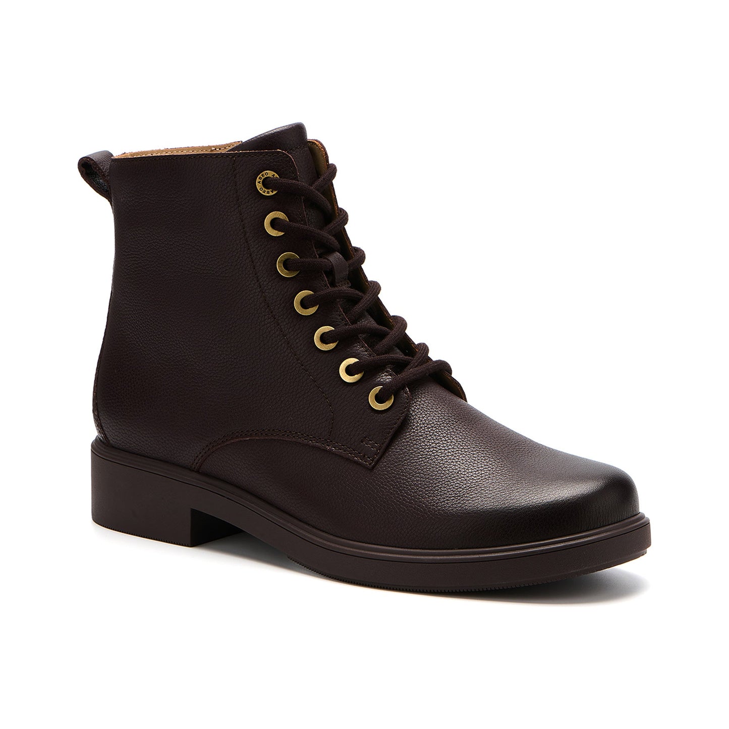ABEO Footwear Compass Lace Metatarsal Chocolate Leather