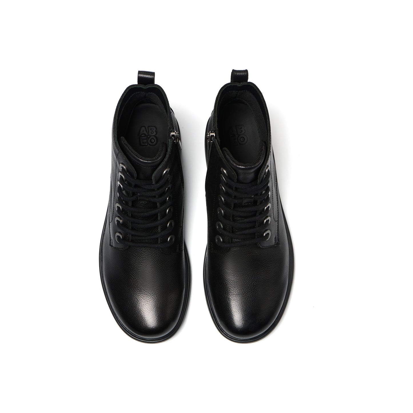ABEO Footwear Compass Lace Black Leather