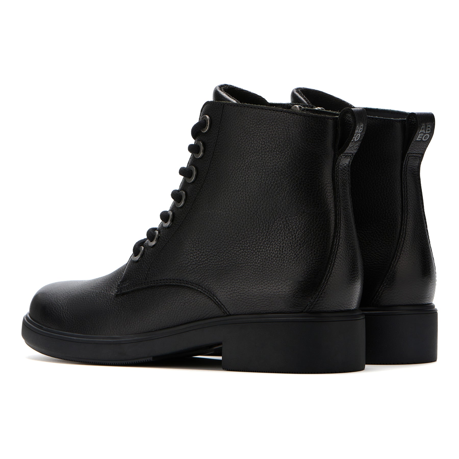ABEO Footwear Compass Lace Black Leather