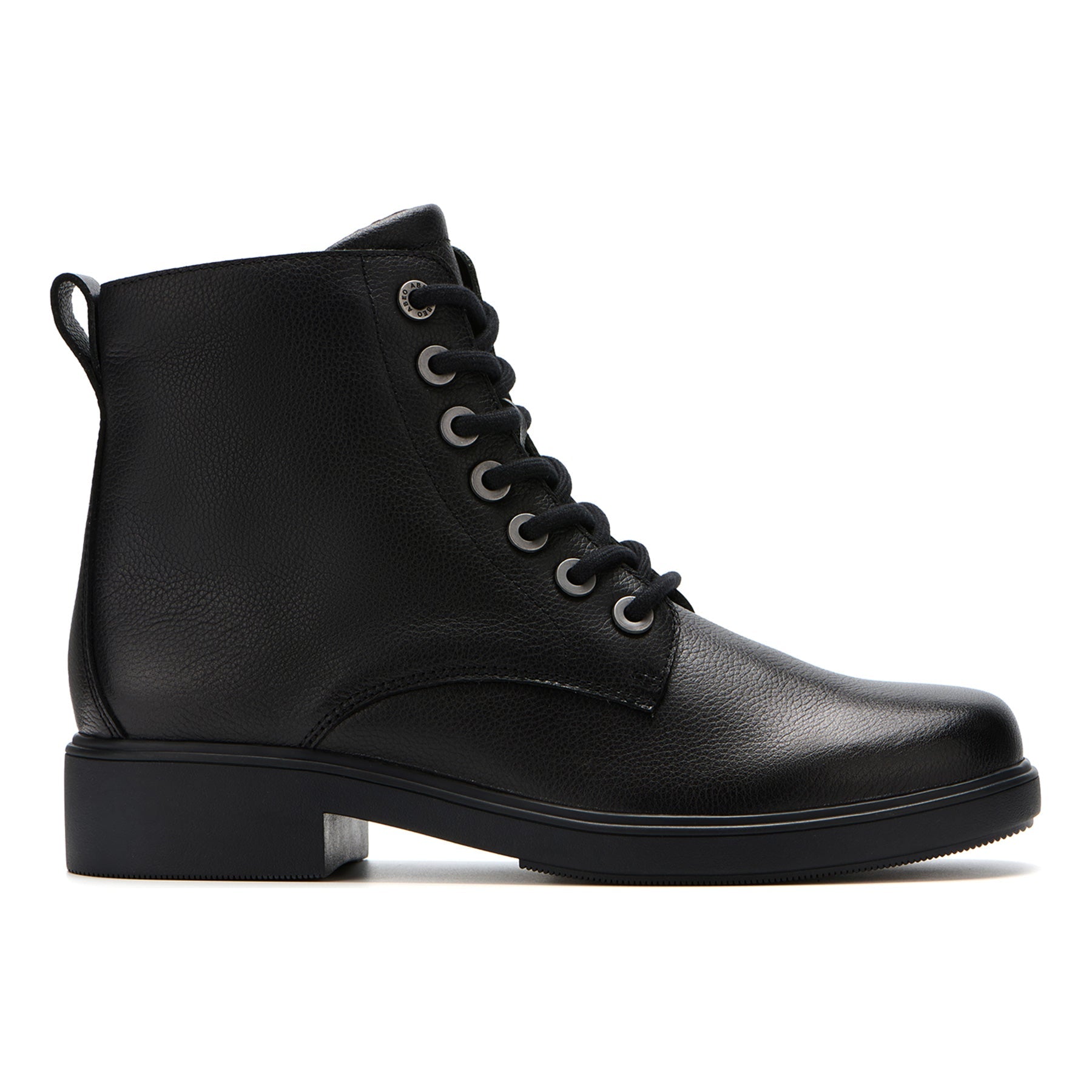 ABEO Footwear Compass Lace Black Leather