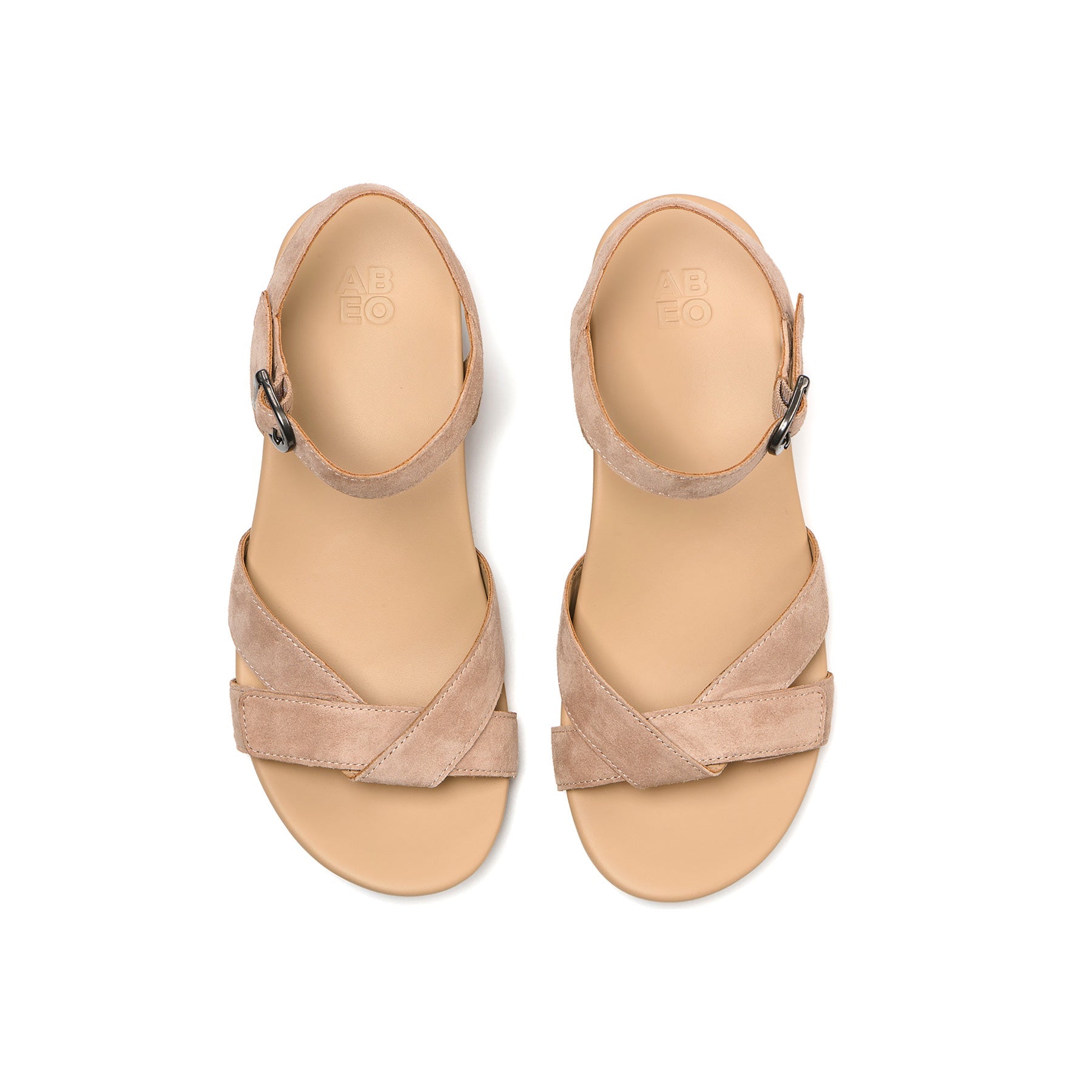 ABEO Footwear Riviera II Buckle Taupe