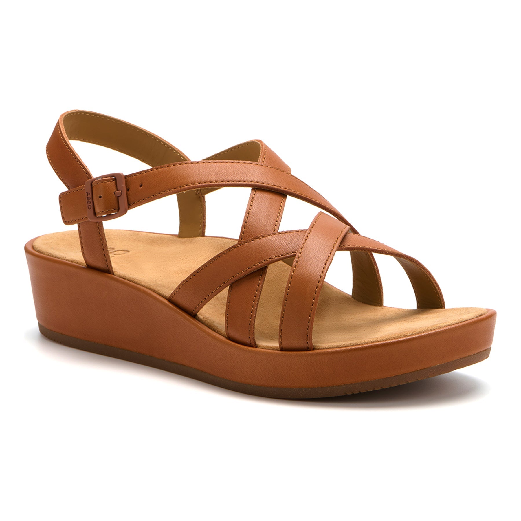 ABEO Footwear Soleil Cross Pecan