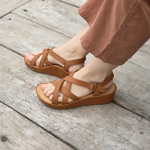 ABEO Footwear Soleil Cross Pecan