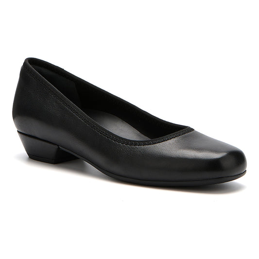 ABEO Footwear Via Pump Black Leather