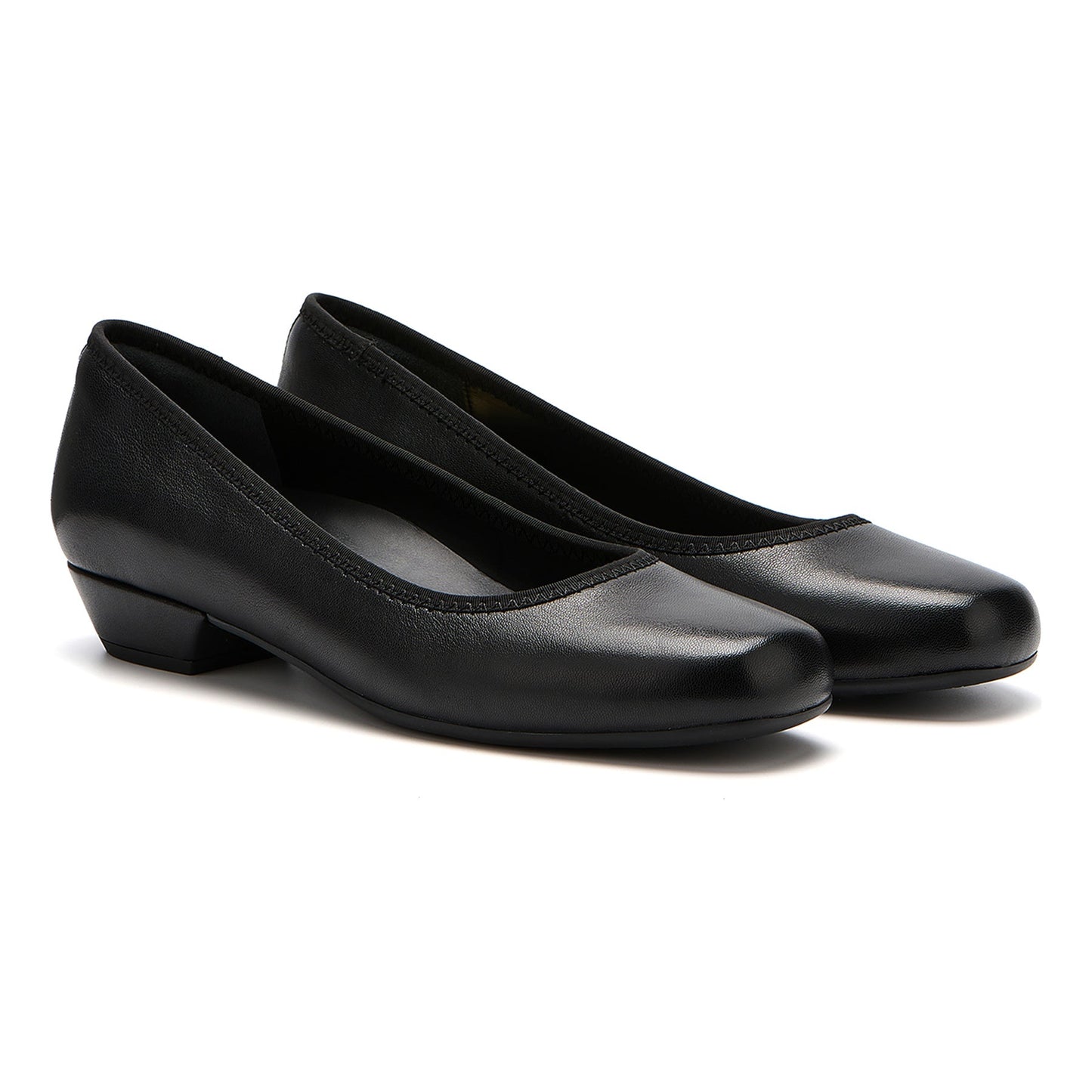 ABEO Footwear Via Pump Black Leather