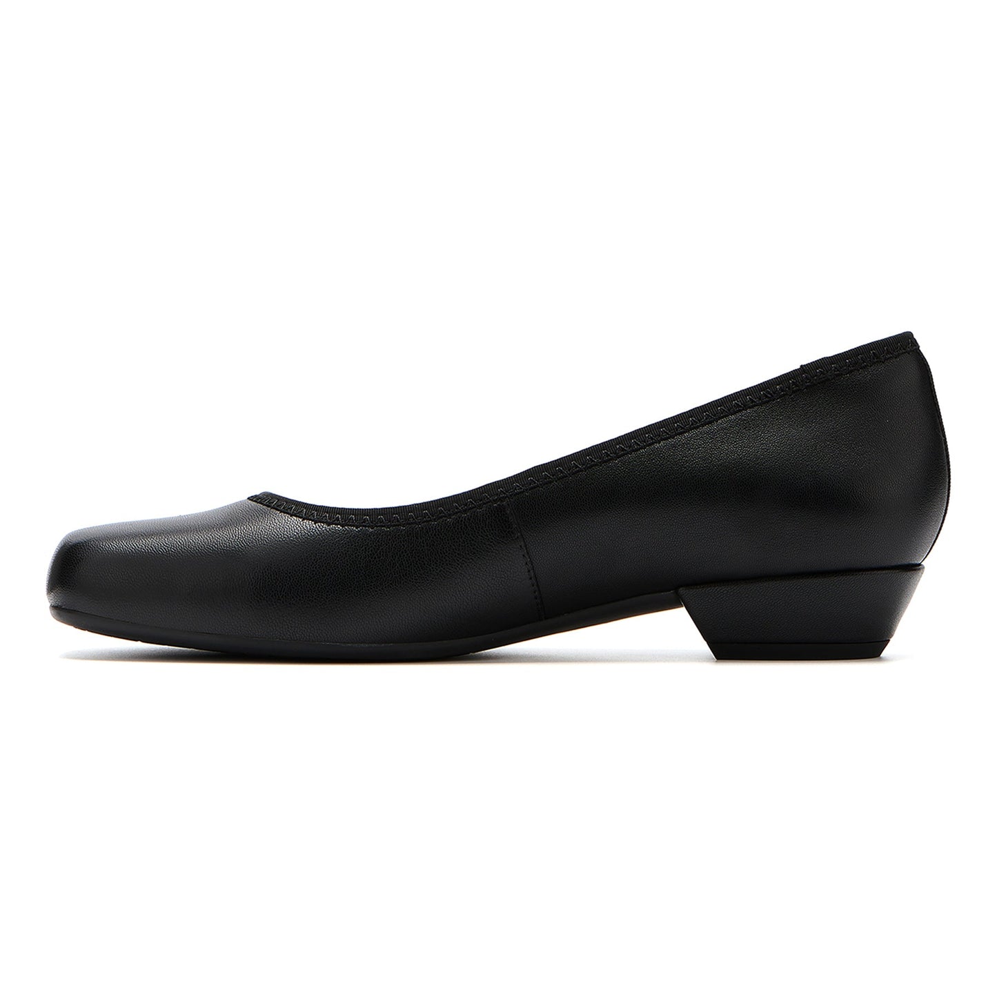 ABEO Footwear Via Pump Black Leather