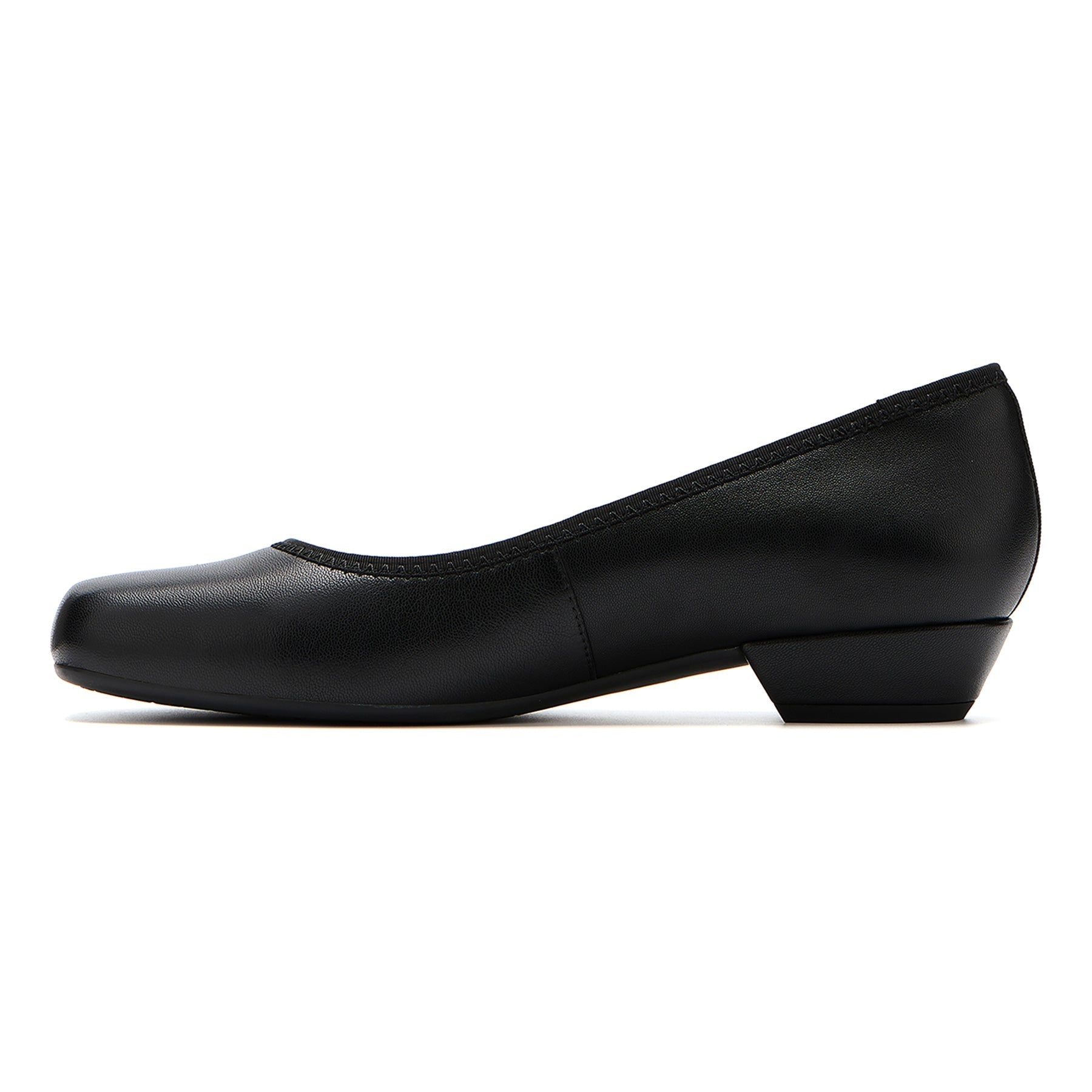 ABEO Footwear Via Pump Black Leather