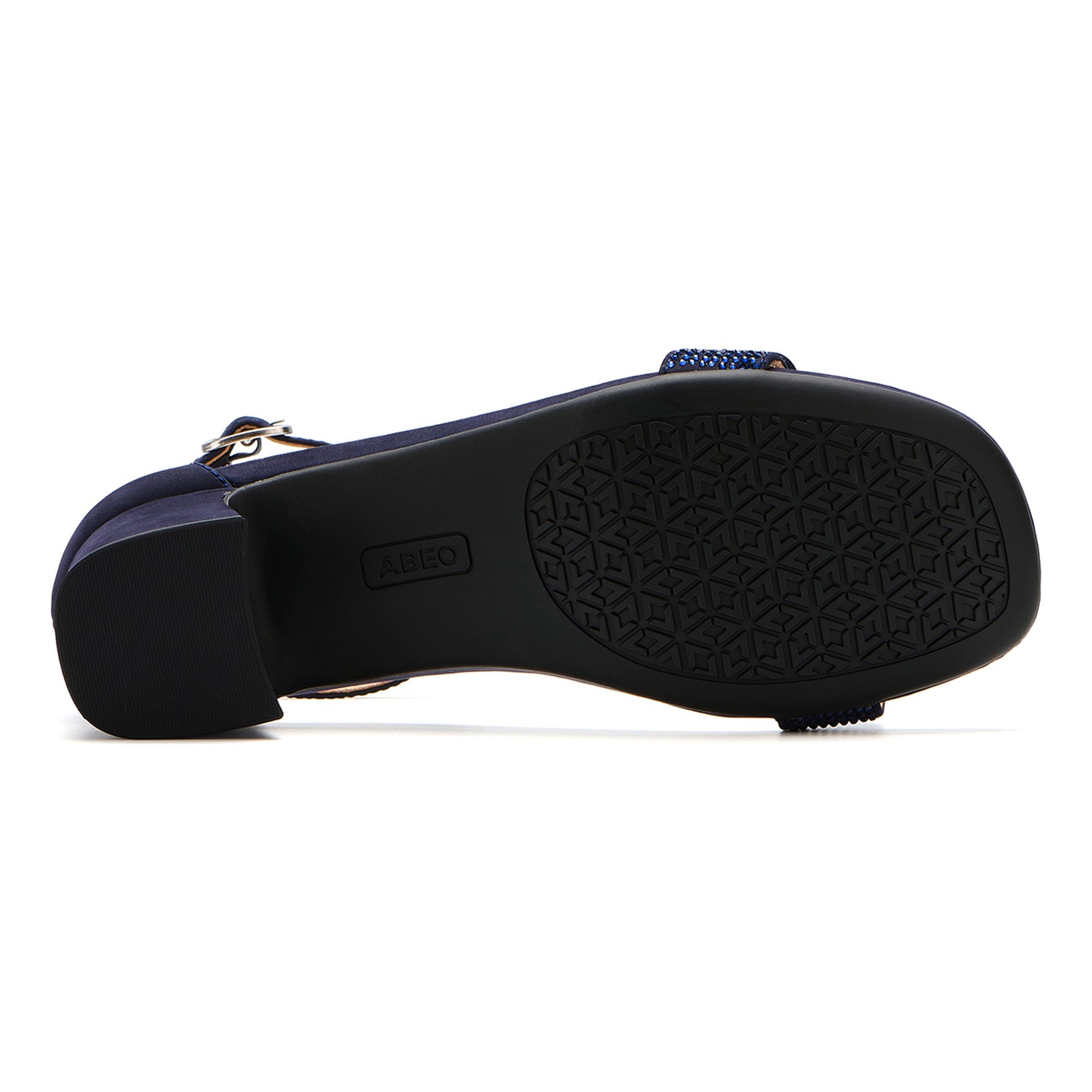 ABEO Footwear Avenue Strap Navy Sparkle