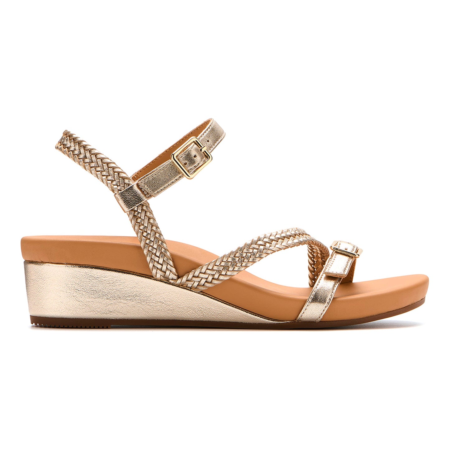 ABEO Footwear Riviera II Thin Metatarsal Light Gold