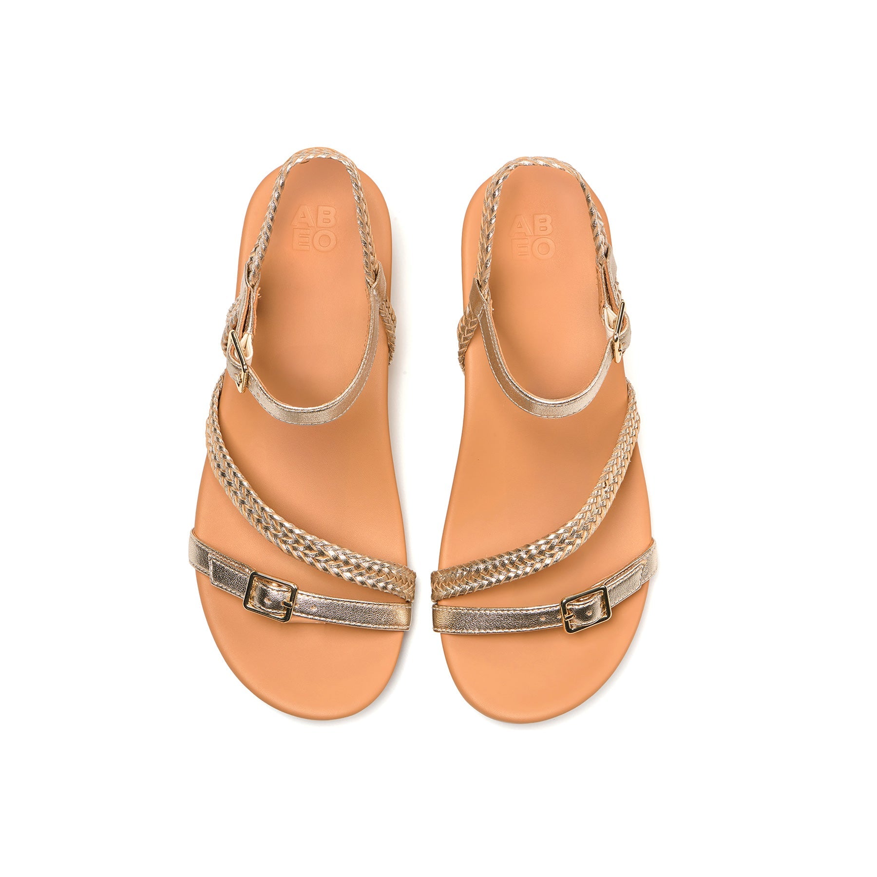 ABEO Footwear Riviera II Thin Light Gold