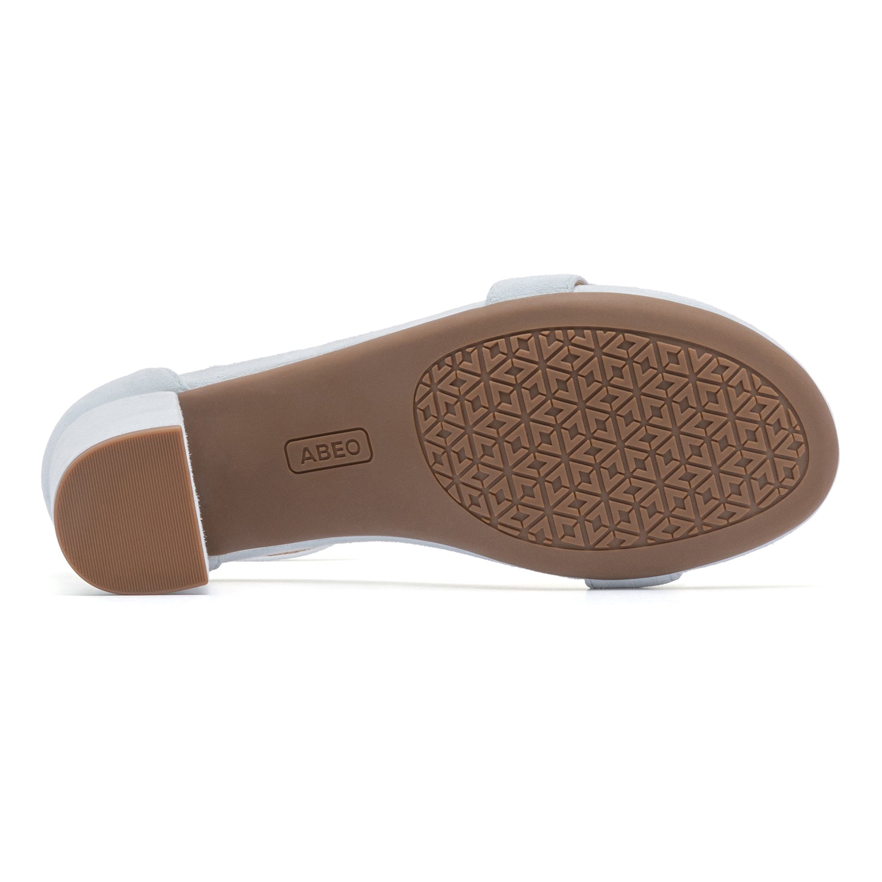 ABEO Footwear Tempo Strap Light Blue Suede