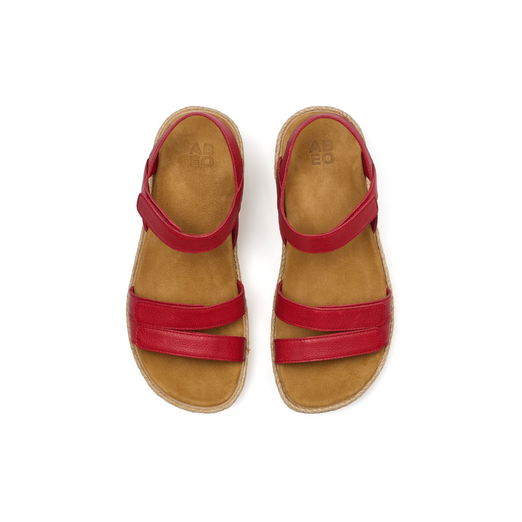 ABEO Footwear Solstice Strap Red
