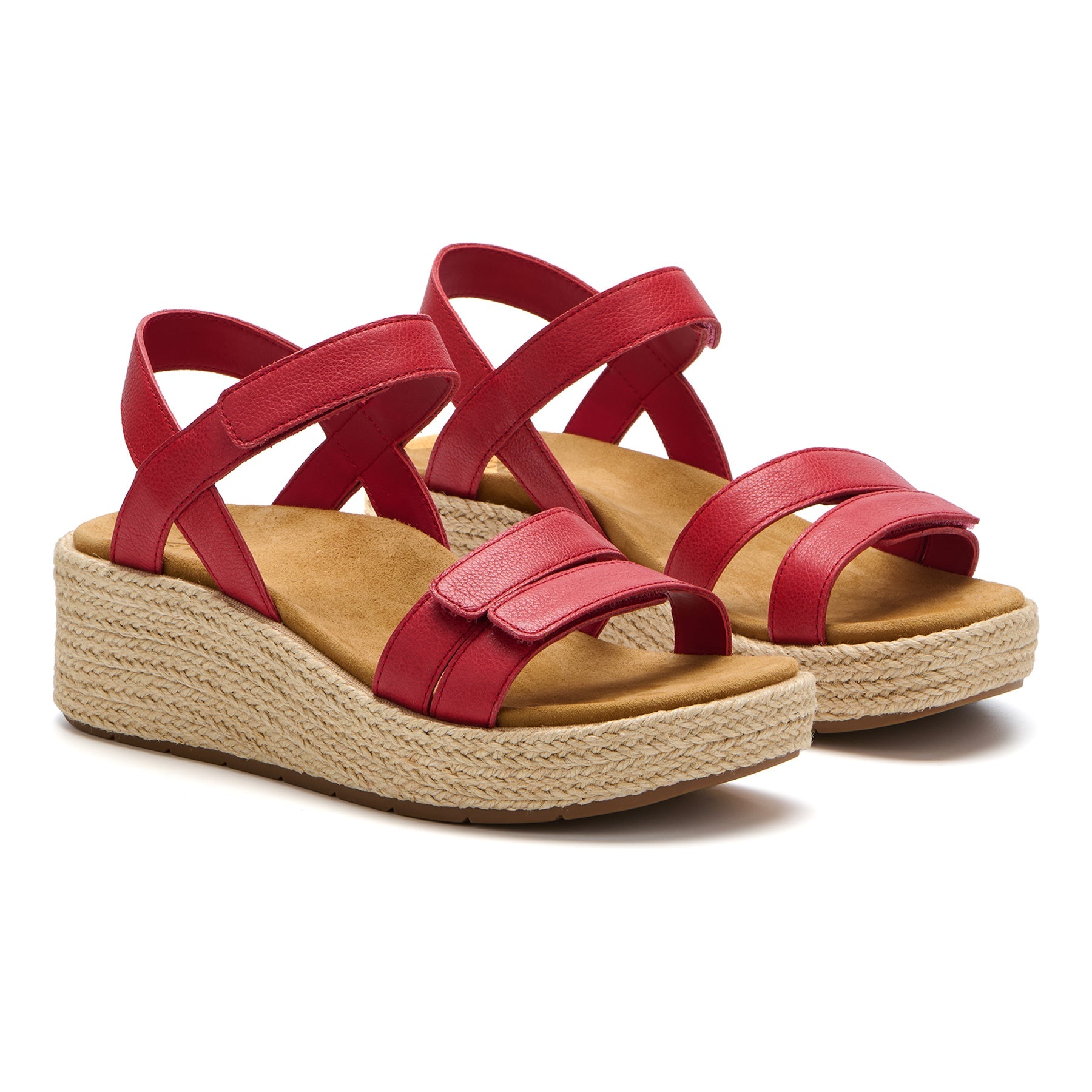 ABEO Footwear Solstice Strap Red
