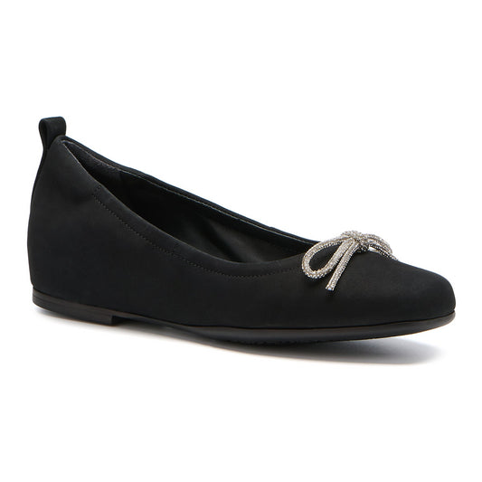 ABEO Footwear Cadence Bow Black Sparkle