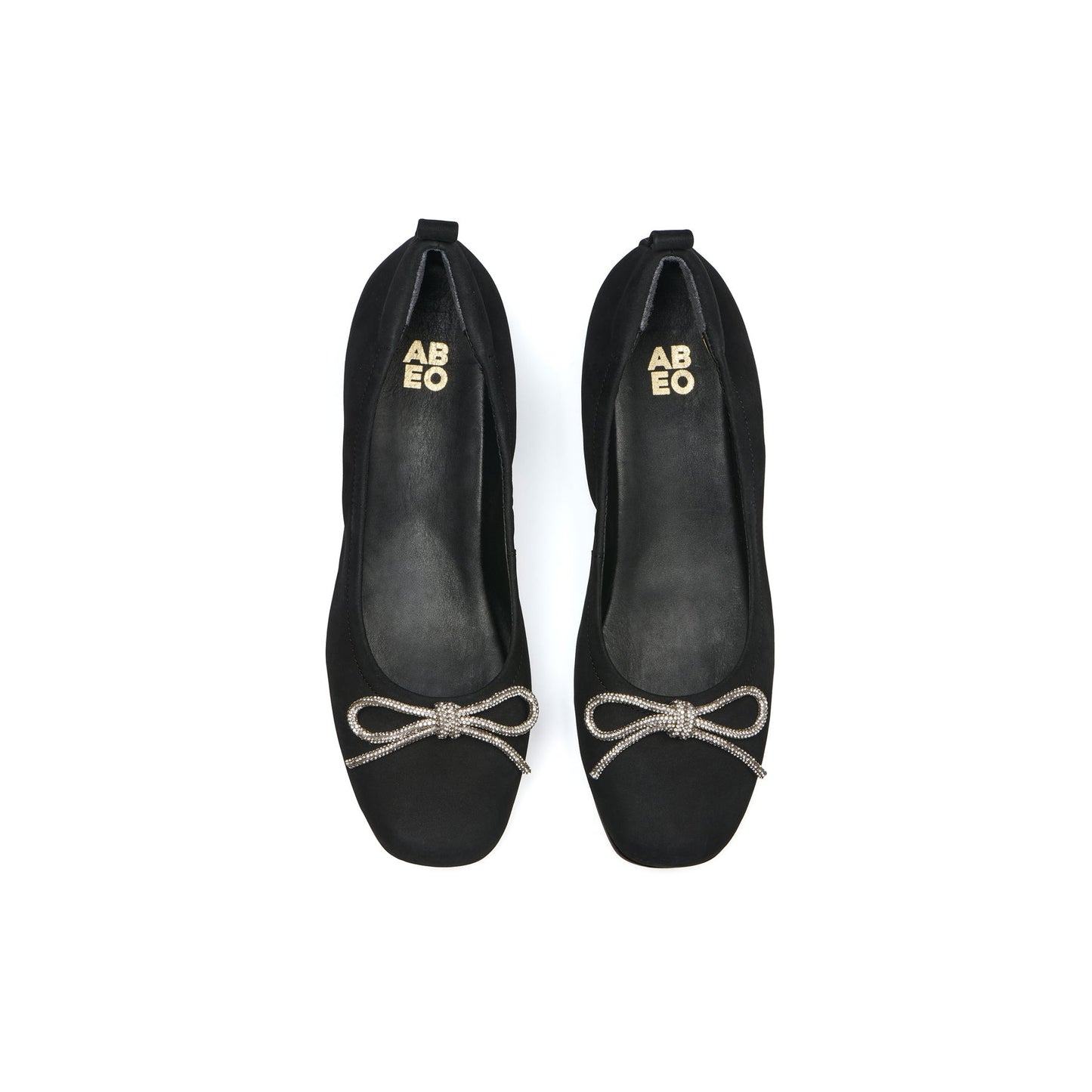 ABEO Footwear Cadence Bow Black Sparkle