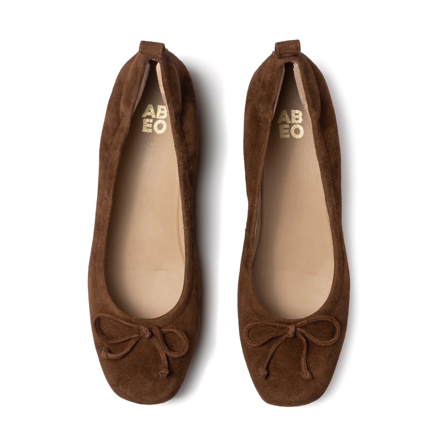 ABEO Footwear Cadence Bow Caramel Suede