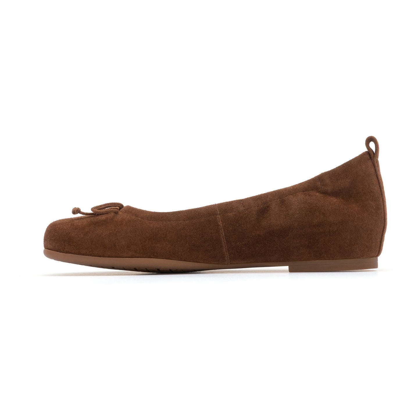 ABEO Footwear Cadence Bow Caramel Suede