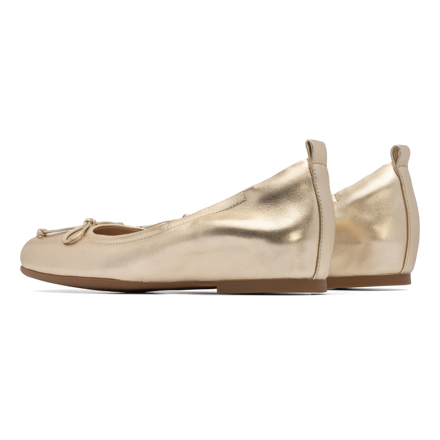 ABEO Footwear Cadence Bow Light Gold Leather