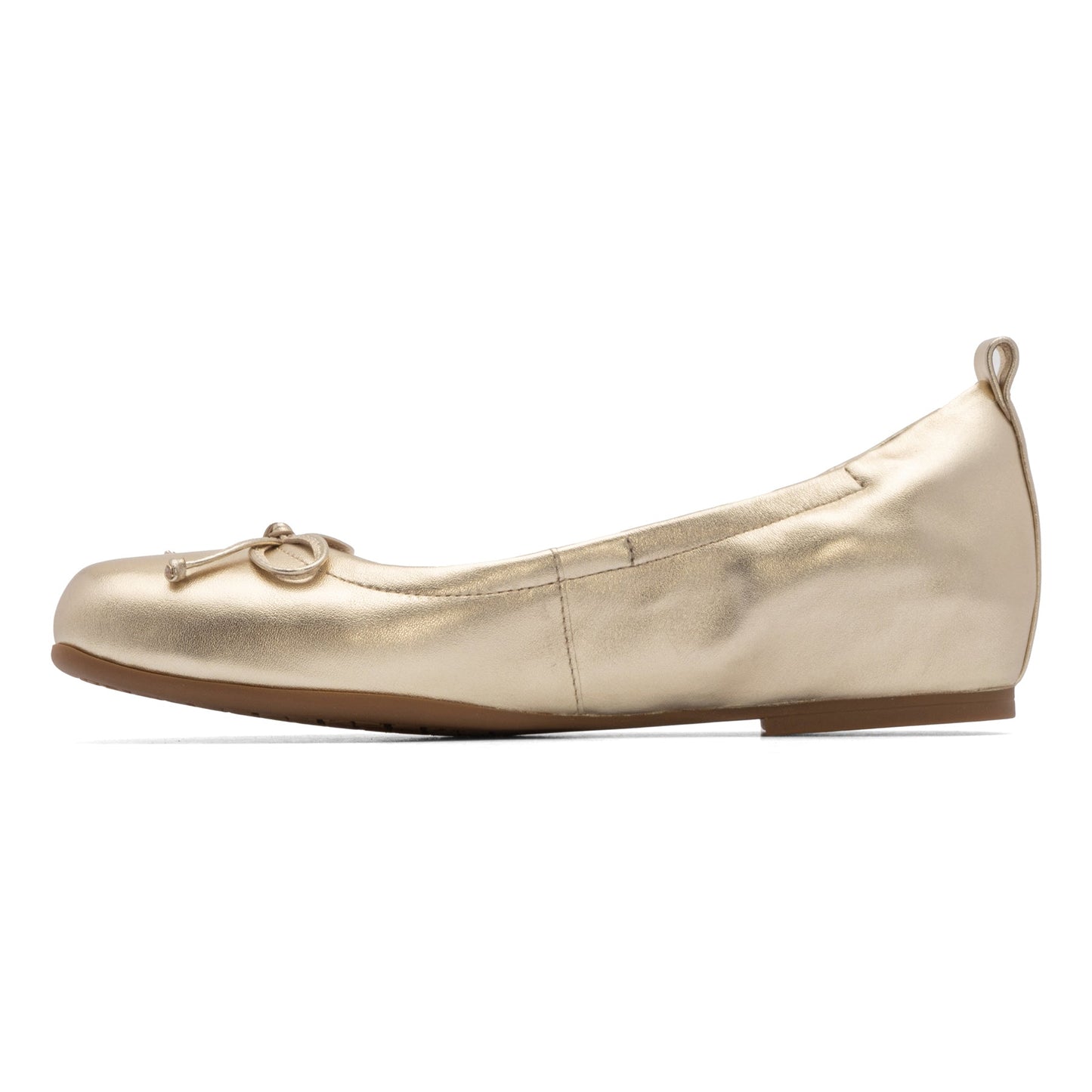 ABEO Footwear Cadence Bow Light Gold Leather