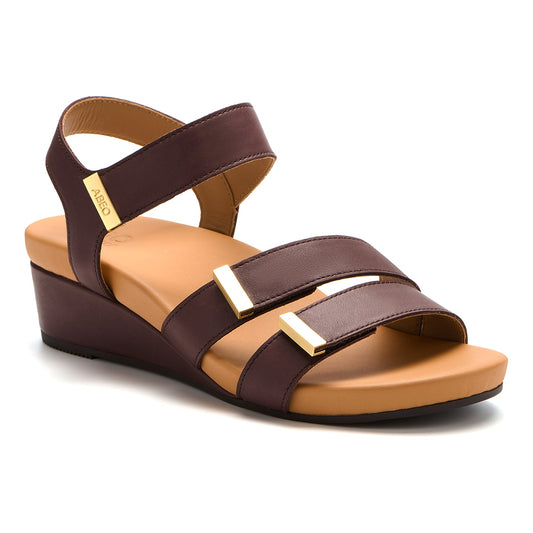 ABEO Footwear Riviera II Strap Metatarsal Brown