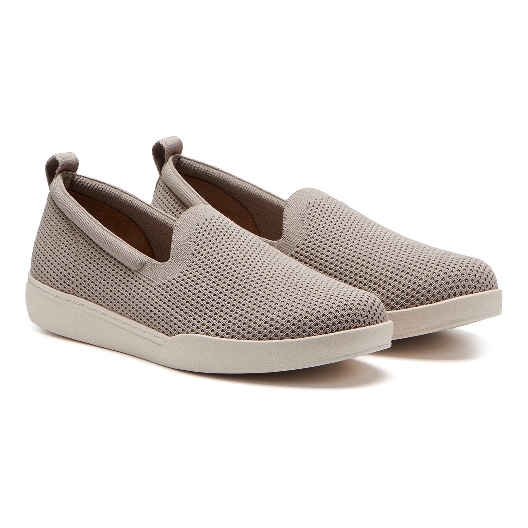 ABEO Footwear Encore Knit Slip On Taupe