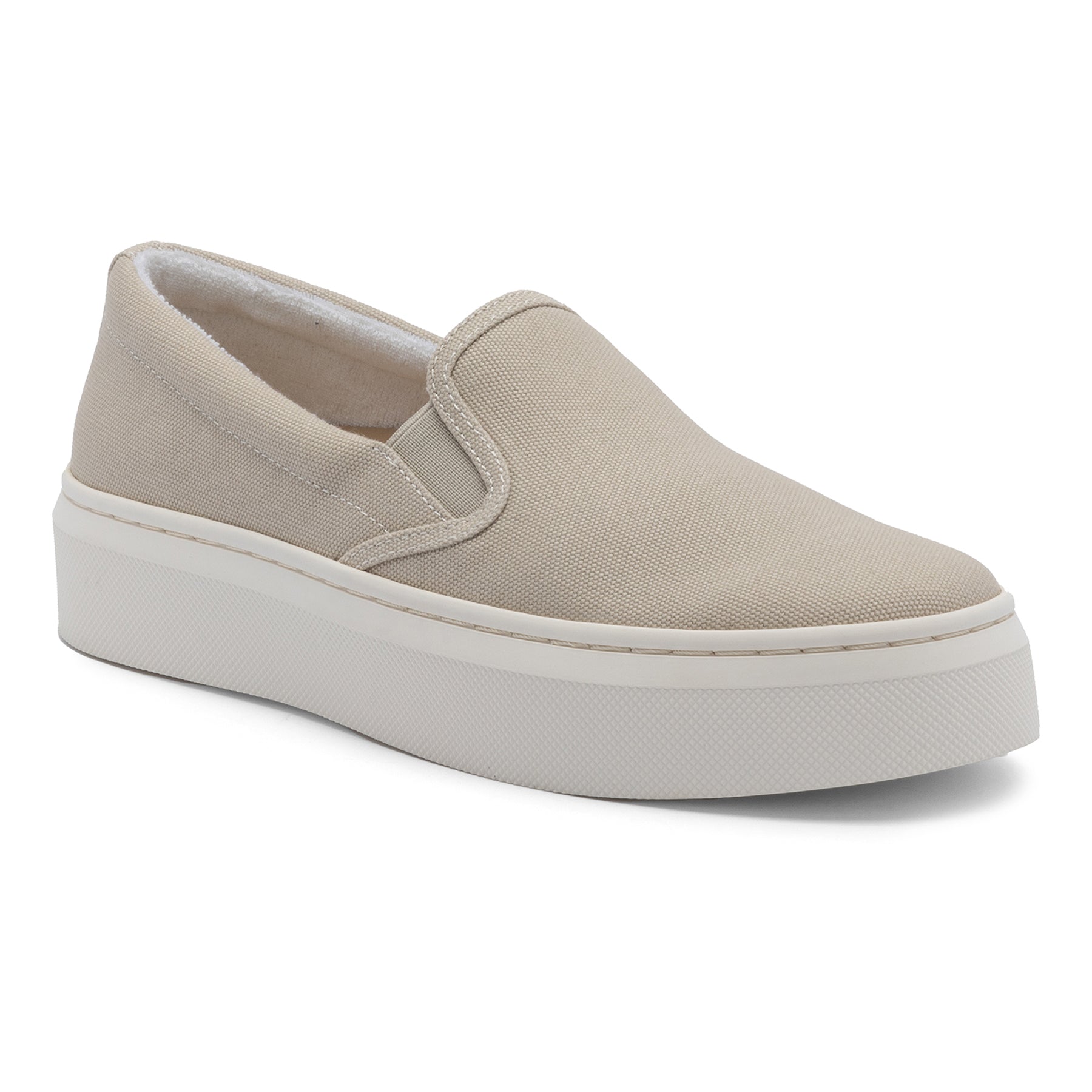 ABEO Footwear Jumpstreet Slip On Metatarsal Beige Canvas