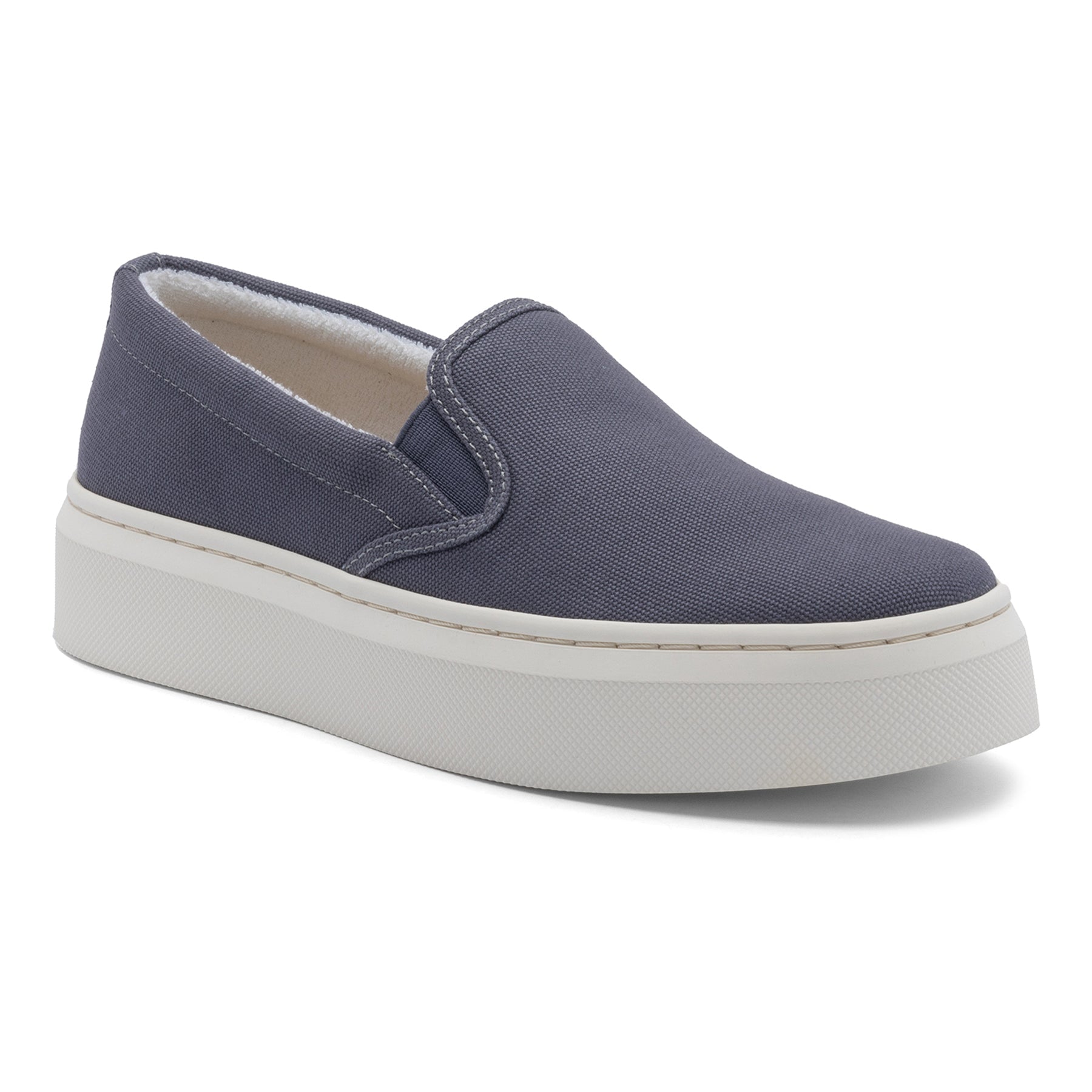 ABEO Footwear Jumpstreet Slip On Navy Canvas