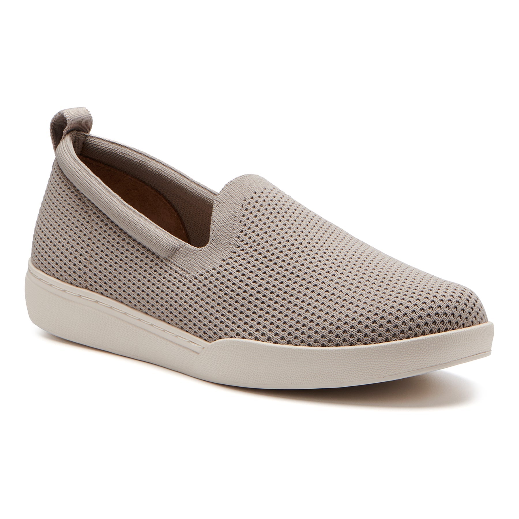 ABEO Footwear Encore Knit Slip On Metatarsal Taupe