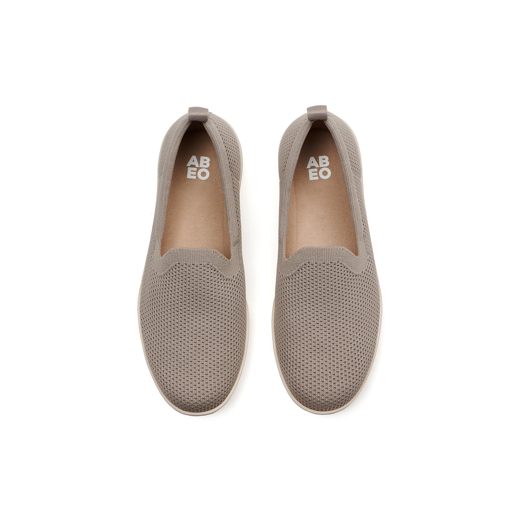 ABEO Footwear Encore Knit Slip On Metatarsal Taupe