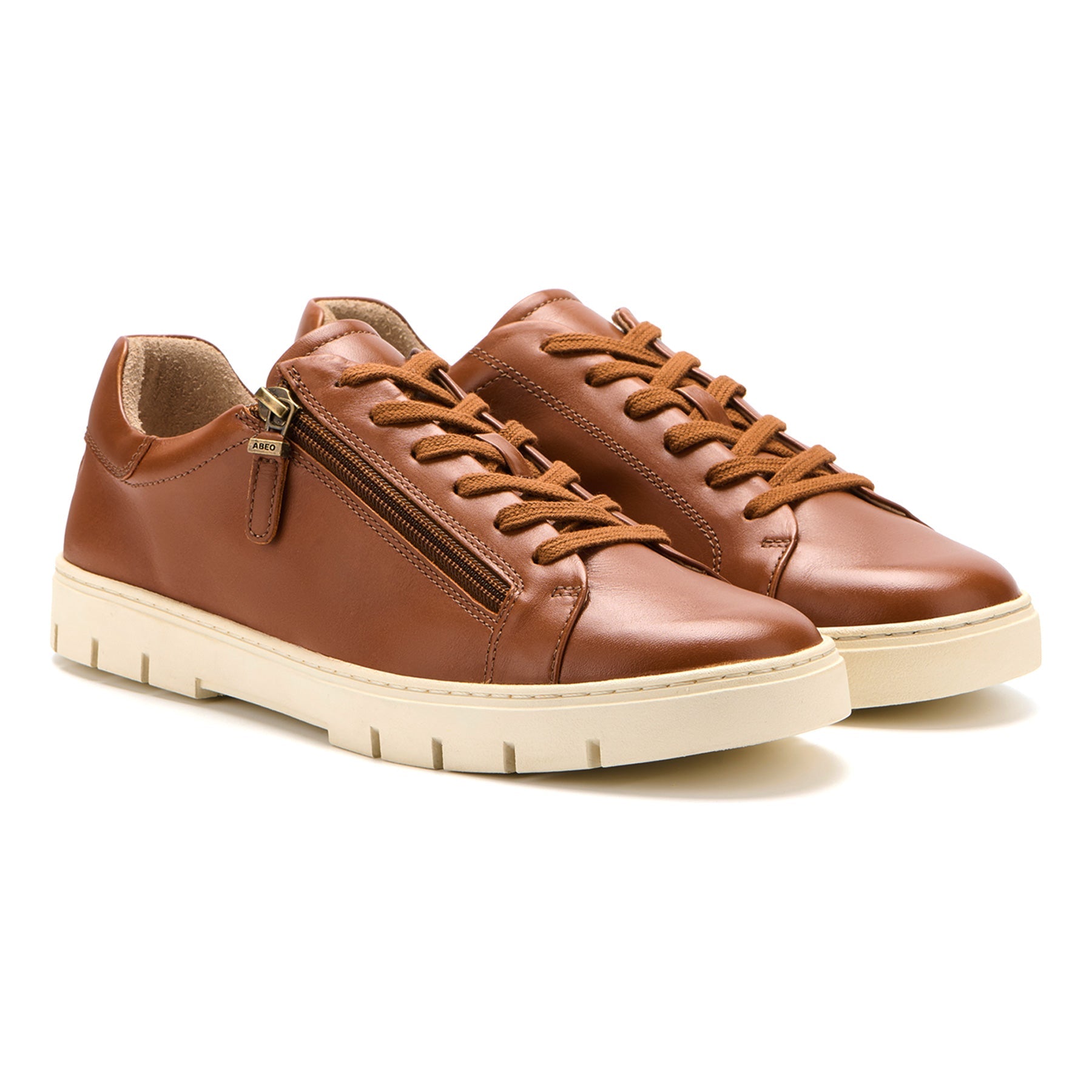 ABEO Footwear Roam Lace Caramel Leather
